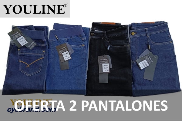LOTE DE 2 PANTALONES SURTIDOS