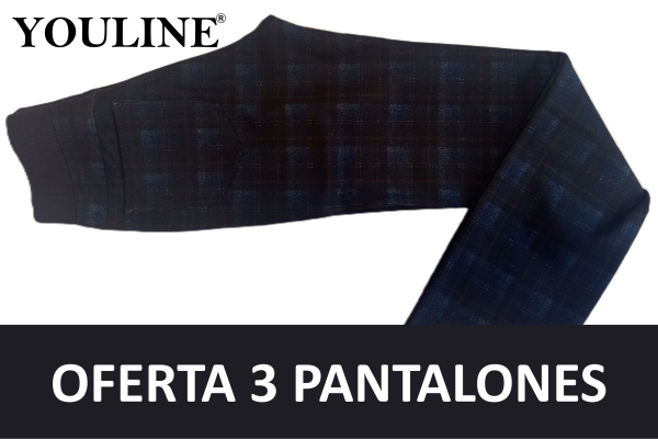 LOTE DE 3 PANTALONES SURTIDOS