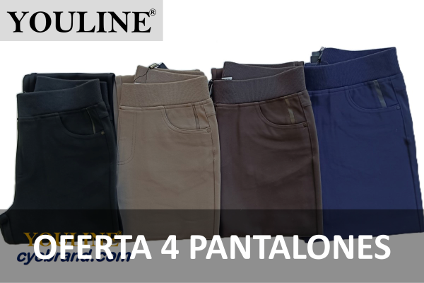 LOTE DE 4 PANTALONES SURTIDOS