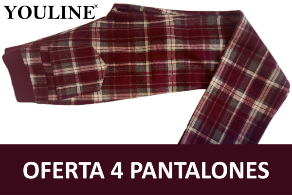 LOTE DE 4 PANTALONES SURTIDOS