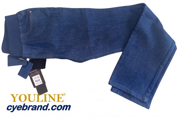 VAQUERO YOULINE CINTURA GOMA AZUL SMALT