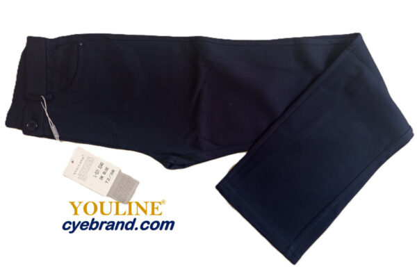 PUNTO ROMA BOTÓN Elástico DK. BLUE - AZUL OSCURO