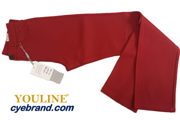 PUNTO ROMA BOTÓN Elástico ROJO