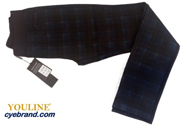 PUNTO ROMA ESTAMPADO CINTURA GOMA L520 DK. BLUE