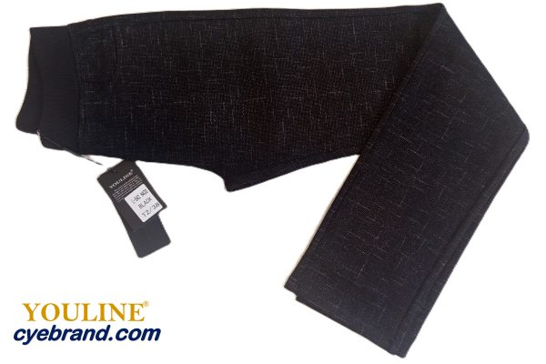 PUNTO ROMA ESTAMPADO CINTURA GOMA L542 BLACK