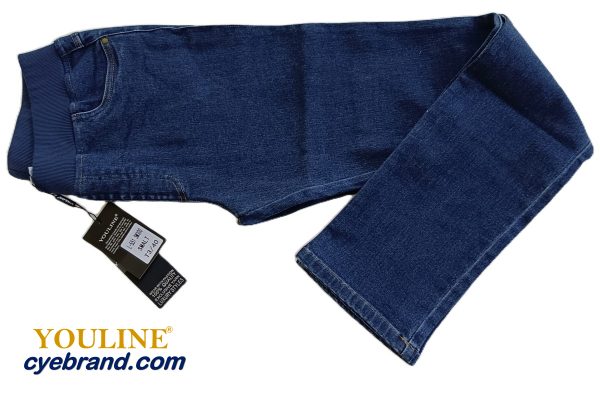VAQUERO YOULINE CINTURA GOMA AZUL SMALT